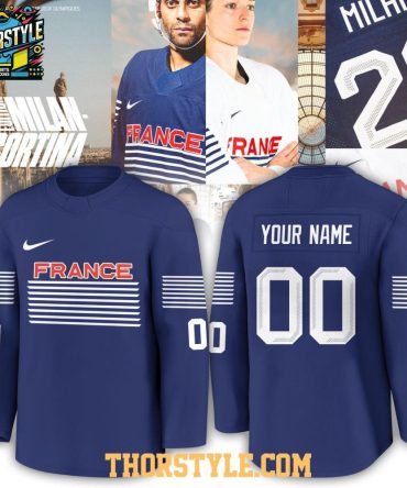 Team France 2026 Hockey Olympics Winter Personalized Hockey Jersey