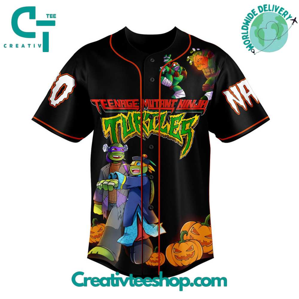 Teenage Mutant Ninja Turtles Cowabunga Custom Name Baseball Jersey - Image 2