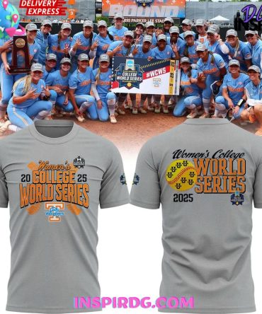 Tennessee Lady Volunteers 2025 Women’S College World Series Official T-Shirt