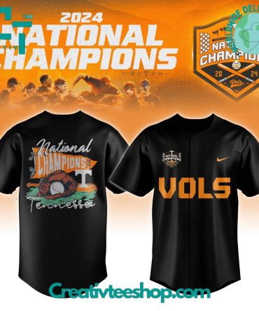 Tennessee Volunteers 2024 Ncaa Men'S Baseball College World Series Champions Baseball Jersey