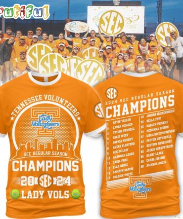 Tennessee Volunteers 2024 Sec Regular Season Champions Lady Vols T Shirt