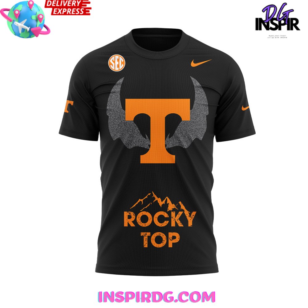 Tennessee Volunteers Dark Mode Rocky Top 2024 T-Shirt - Image 2