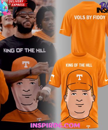 Tennessee Volunteers King Of The Hill 2024 Orange T-Shirt