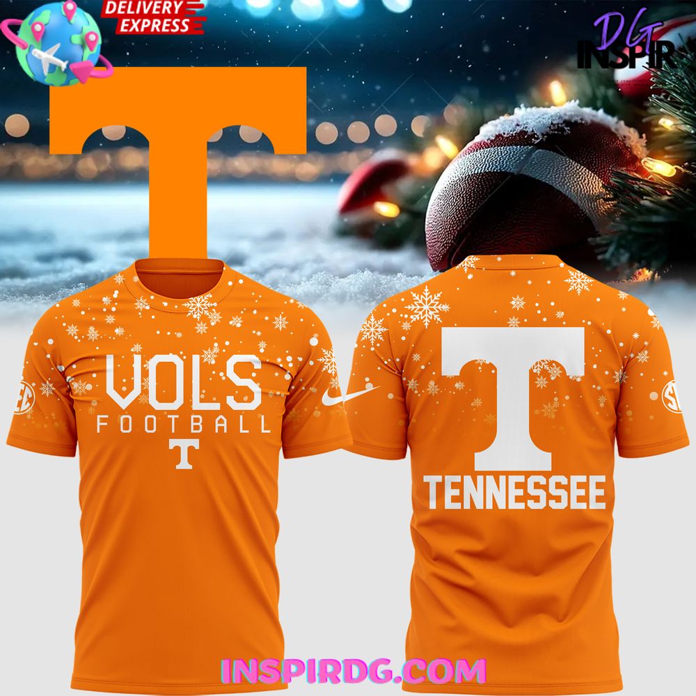 Tennessee Volunteers Snowflake Christmas Edition T-Shirt