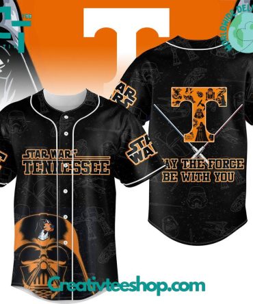 Tennessee Volunteers X Star Wars "May The Force Be With You" Special Baseball Jersey