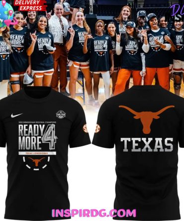Texas Longhorns 2025 Ncaa Final Four Regional Champions Locker Room T-Shirt