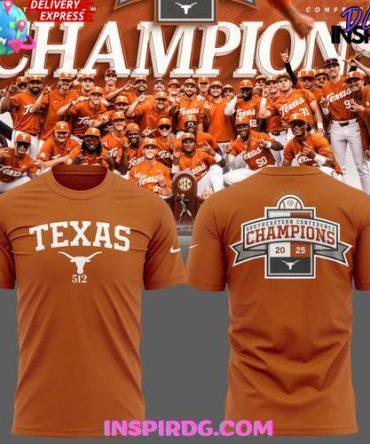 Texas Longhorns Sec Regular Season Title Special Orange T-Shirt