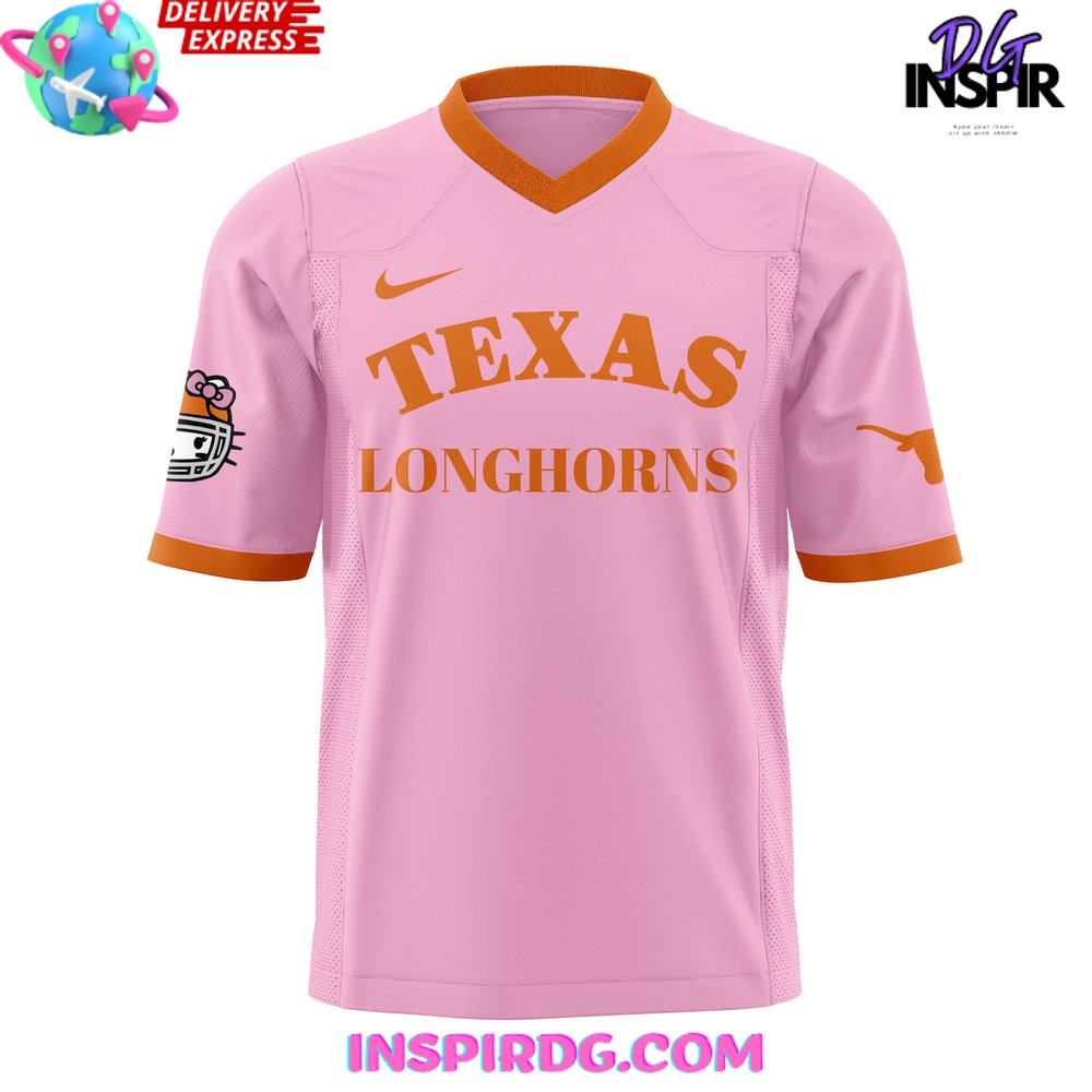 Texas Longhorns X Hello Kitty 2024 T-Shirt - Image 2