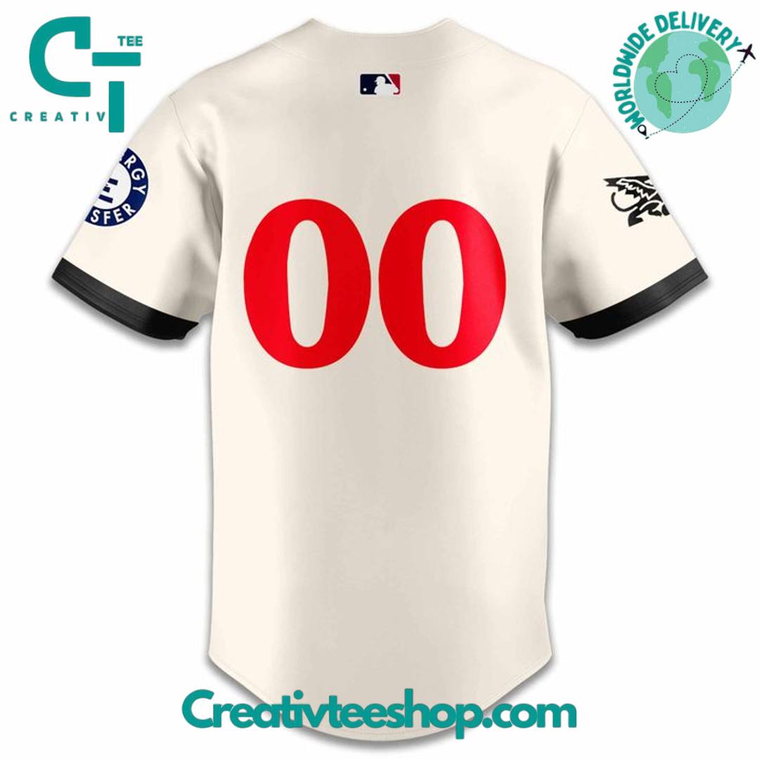 Texas Rangers City Connect "All For Texas" Personalized Baseball Jersey - Image 3