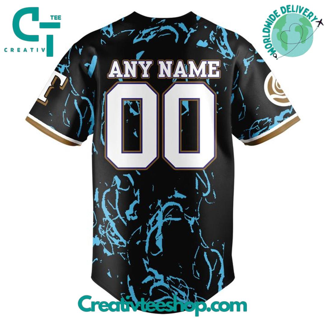 Texas Rangers X Jujutsu Kaisen Night 2025 Personalized Baseball Jersey - Image 3