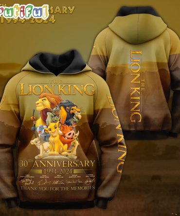The Lion King 30Th Anniversary 1994 2024 Thank You For The Memories Hoodie