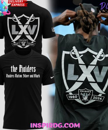 The Raiders Nation Silver And Black T-Shirt