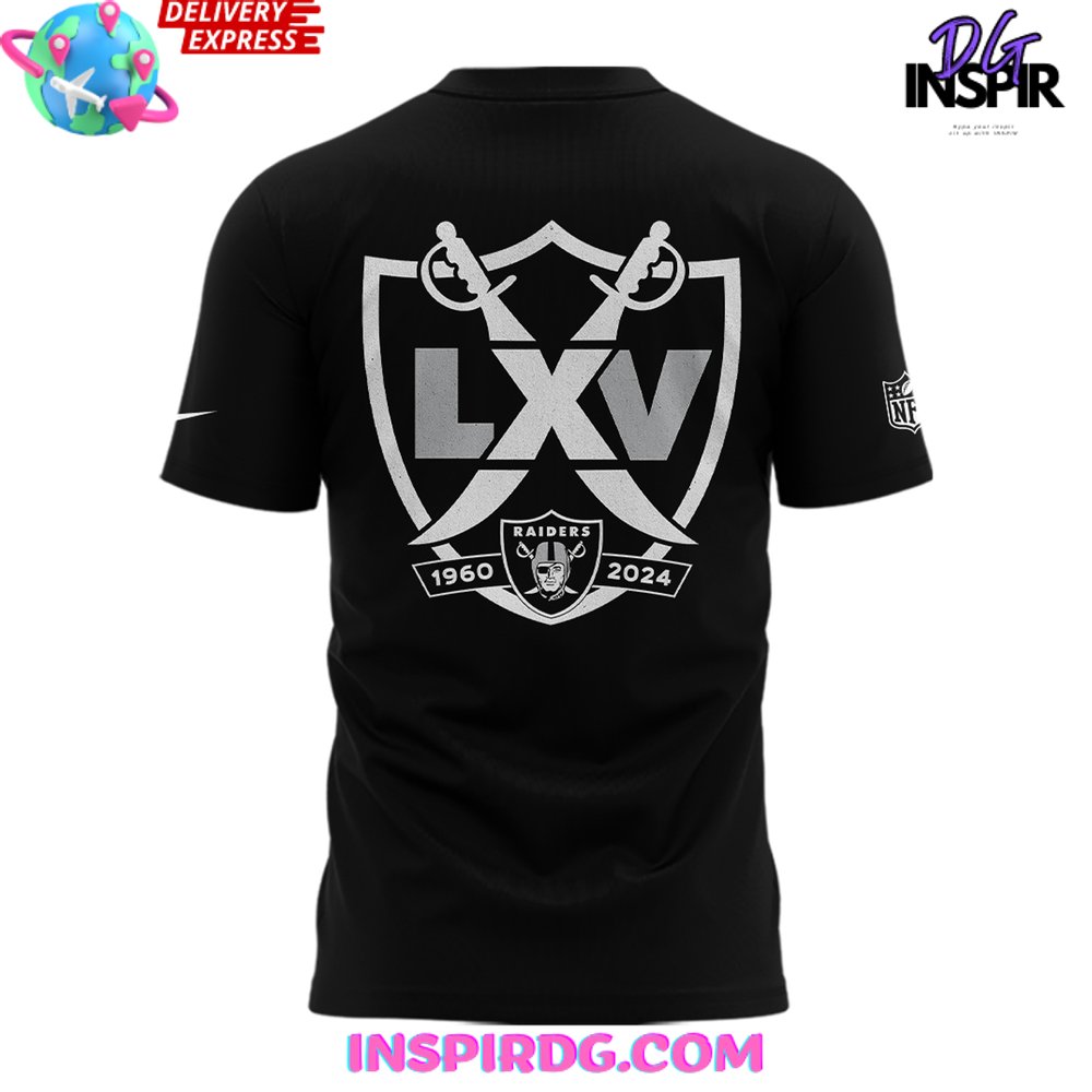 The Raiders Nation Silver And Black T-Shirt - Image 3