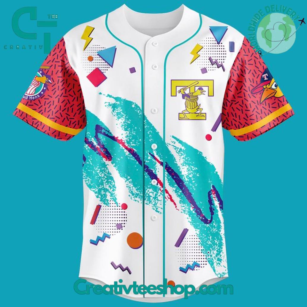Toledo Mud Hens 90S Personalized Baseball Jersey - Image 2