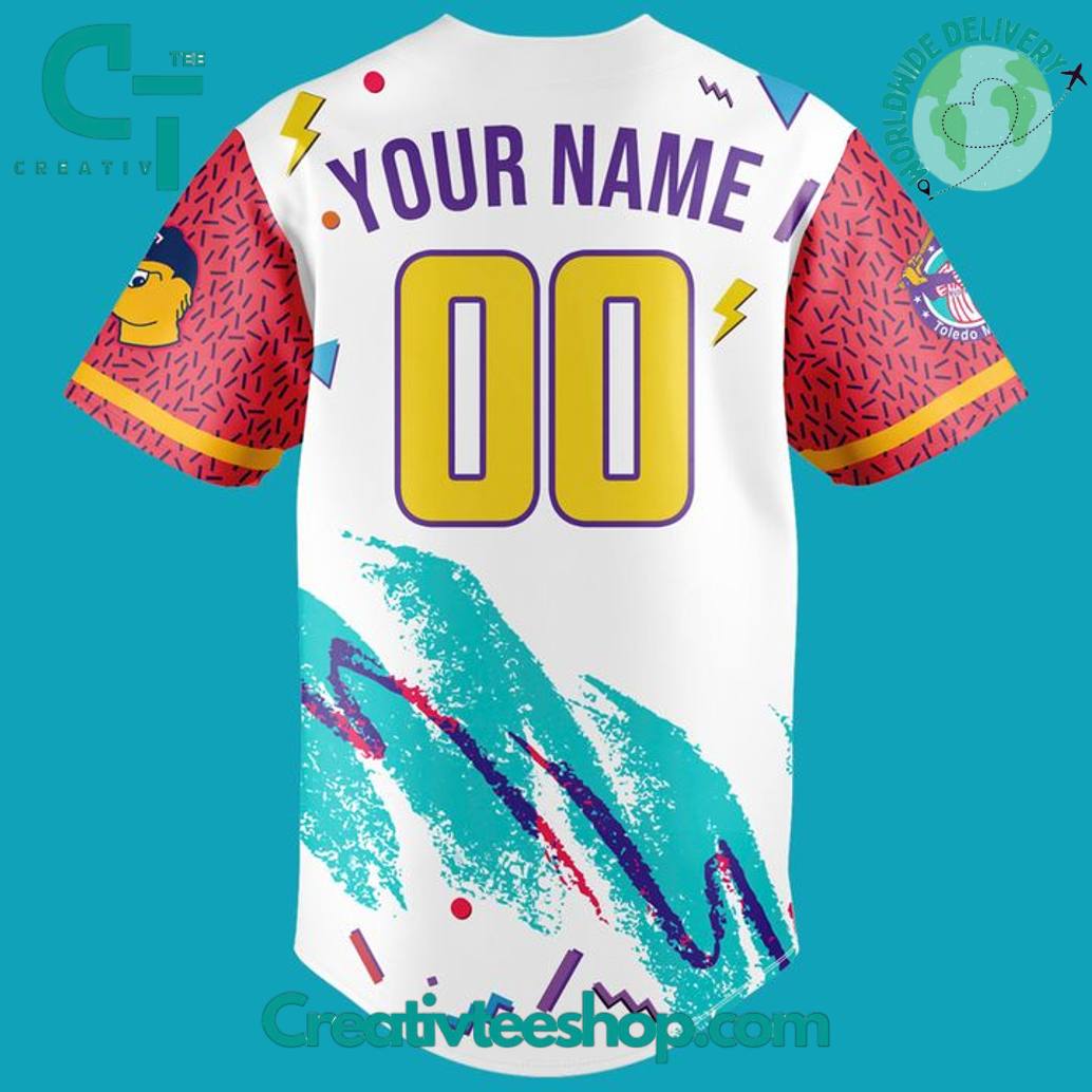 Toledo Mud Hens 90S Personalized Baseball Jersey - Image 3