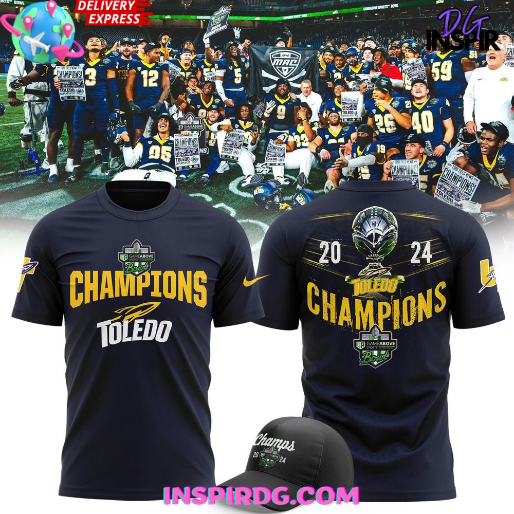 Toledo Rockets Above Bowl Champions 2024 T-Shirt
