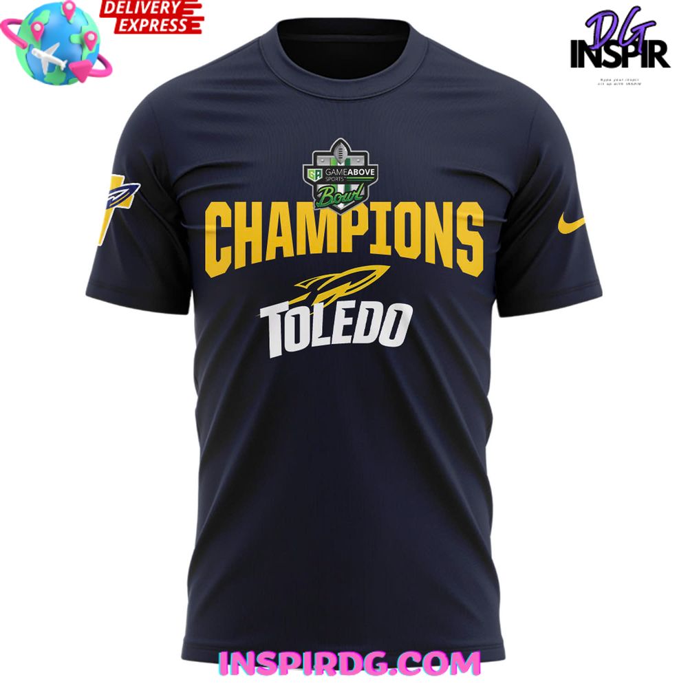 Toledo Rockets Above Bowl Champions 2024 T-Shirt - Image 2