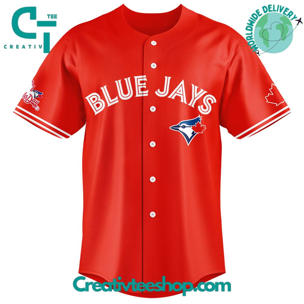 Toronto Blue Jays Canada Day 2025 Special Baseball Jersey - Image 2