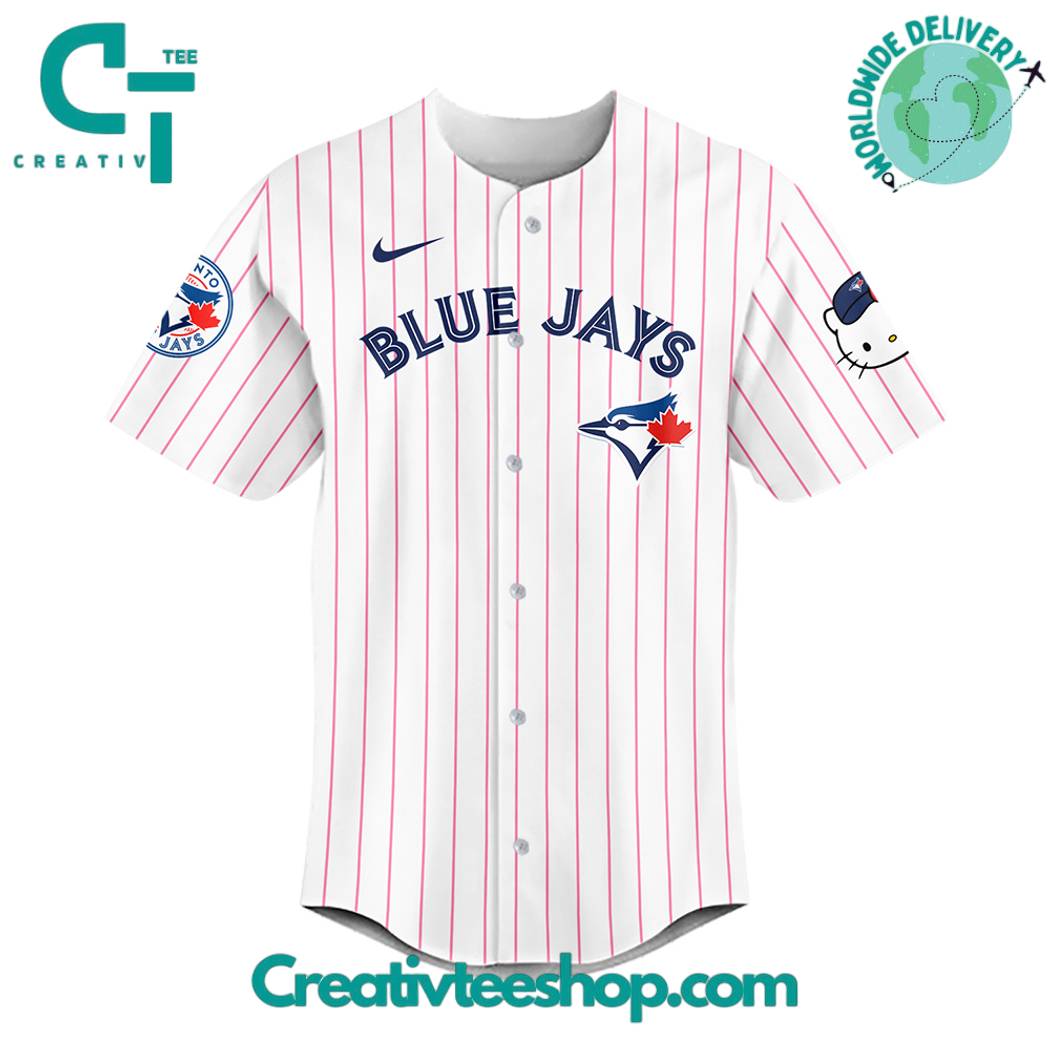 Toronto Blue Jays X Hello Kitty Night Baseball Jersey - Image 2