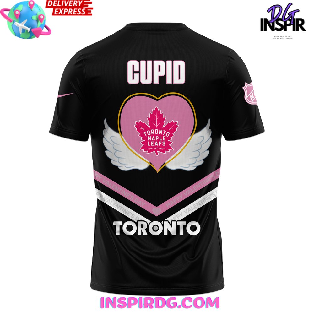 Toronto Maple Leafs Happy Valentine 2025 T-Shirt - Image 3