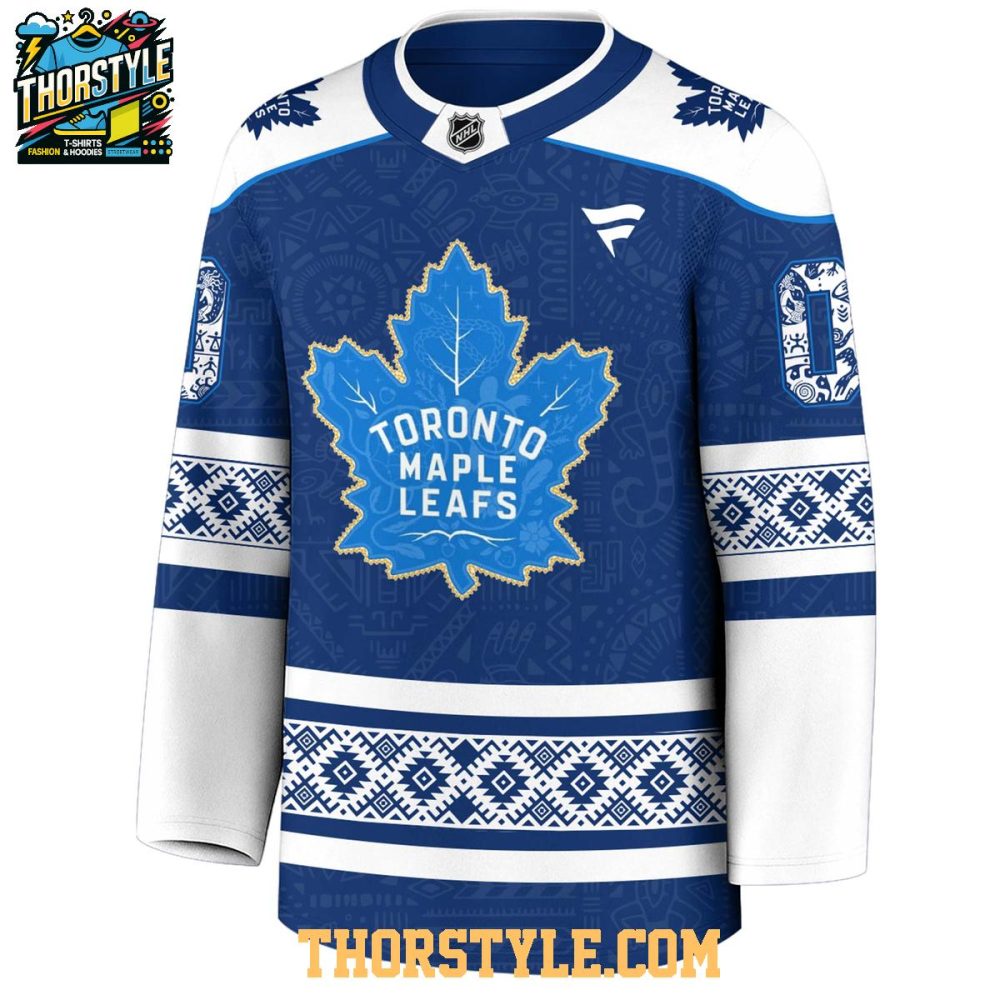 Toronto Maple Leafs Indigenous People Holiday 2025 Personalized Hockey Jersey - Image 2