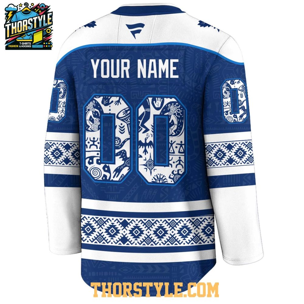 Toronto Maple Leafs Indigenous People Holiday 2025 Personalized Hockey Jersey - Image 3