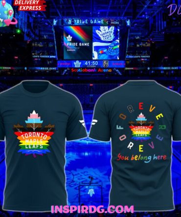 Toronto Maple Leafs Pride Night 2025 Blue T-Shirt