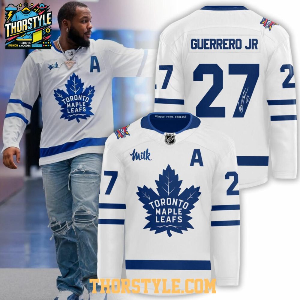 Toronto Maple Leafs Vladimir Guerrero Jr. 2025 Personalized Hockey Jersey