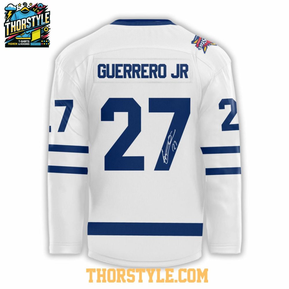 Toronto Maple Leafs Vladimir Guerrero Jr. 2025 Personalized Hockey Jersey - Image 3