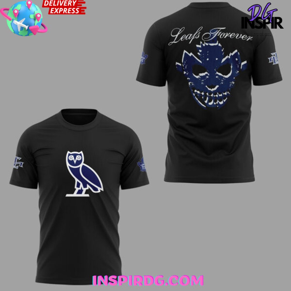 Toronto Maple Leafs X Ovo 2025 T-Shirt - Image 2
