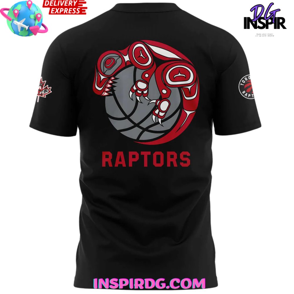 Toronto Raptors X 2025 Indigenous Heritage Night Special T-Shirt - Image 3