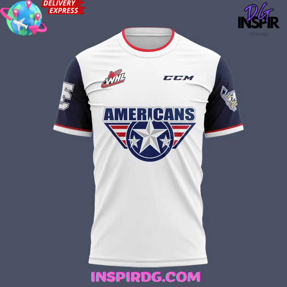 Tri-City Americans Hockey 2024 T-Shirt - Image 3