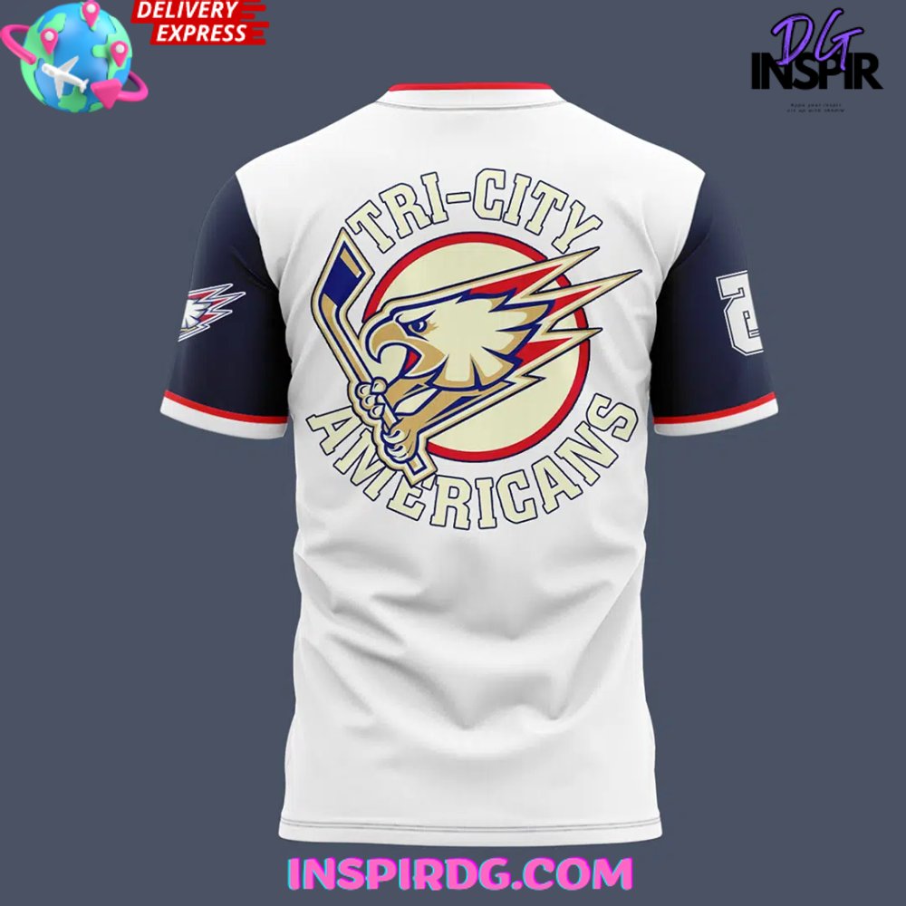 Tri-City Americans Hockey 2024 T-Shirt - Image 4