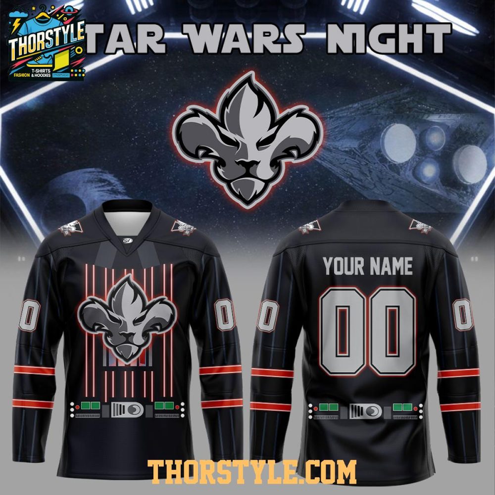 Trois-Rivieres Lions Star Wars 2026 Darth Vader Personalized Hockey Jersey