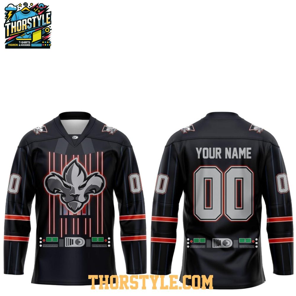 Trois-Rivieres Lions Star Wars 2026 Darth Vader Personalized Hockey Jersey - Image 2