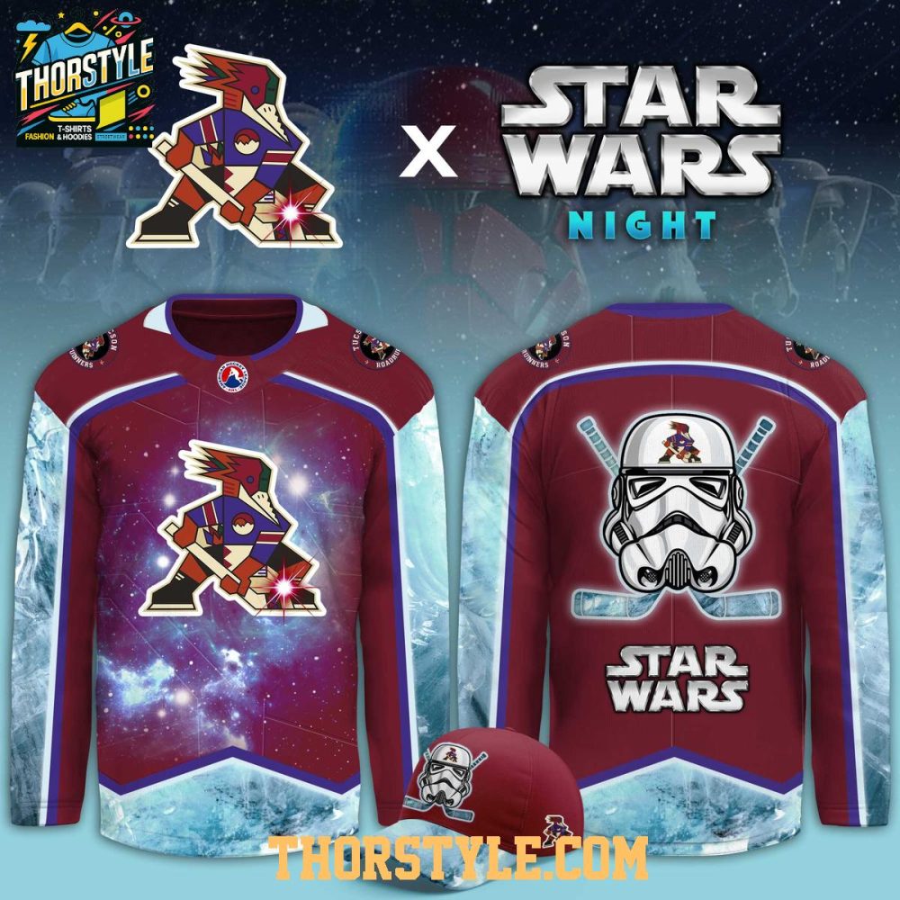 Tucson Roadrunners Star Wars Night Game 2026 Personalized Hockey Jersey
