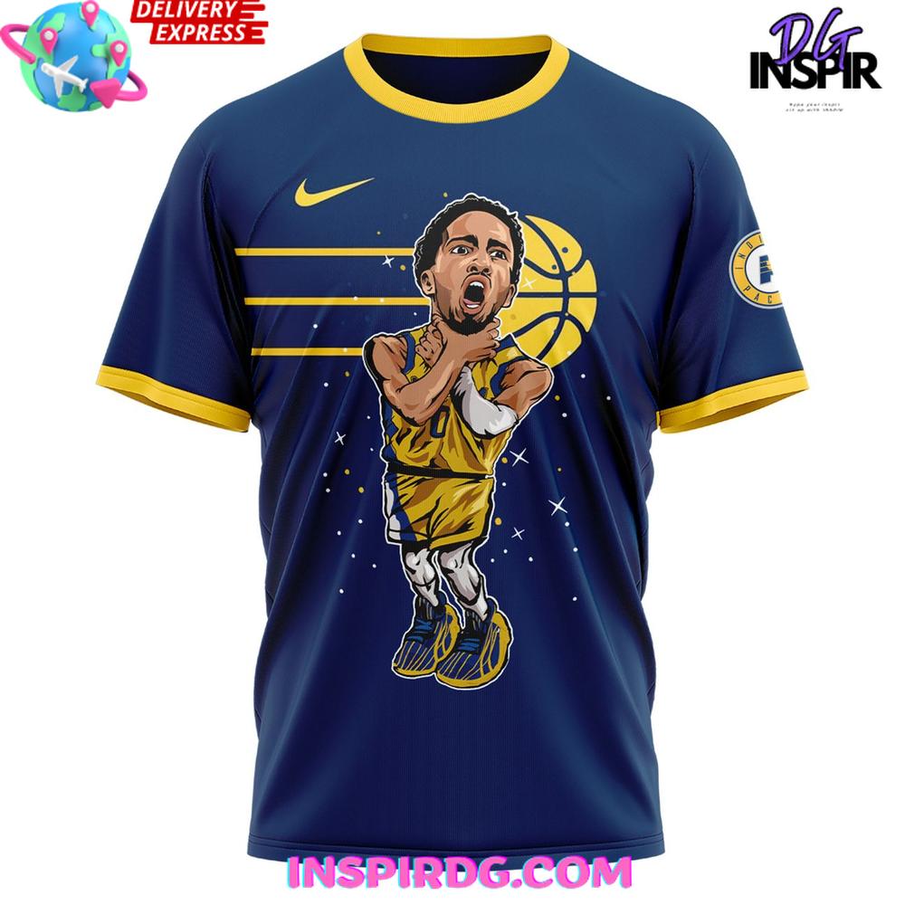 Tyrese Haliburton What The Hali Nba Finals 2025 T-Shirt - Image 2