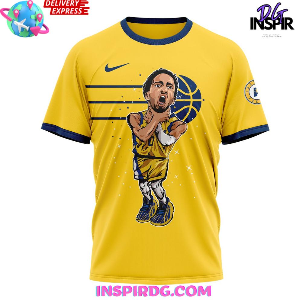 Tyrese Haliburton What The Hali Nba Finals 2025 T-Shirt - Image 5