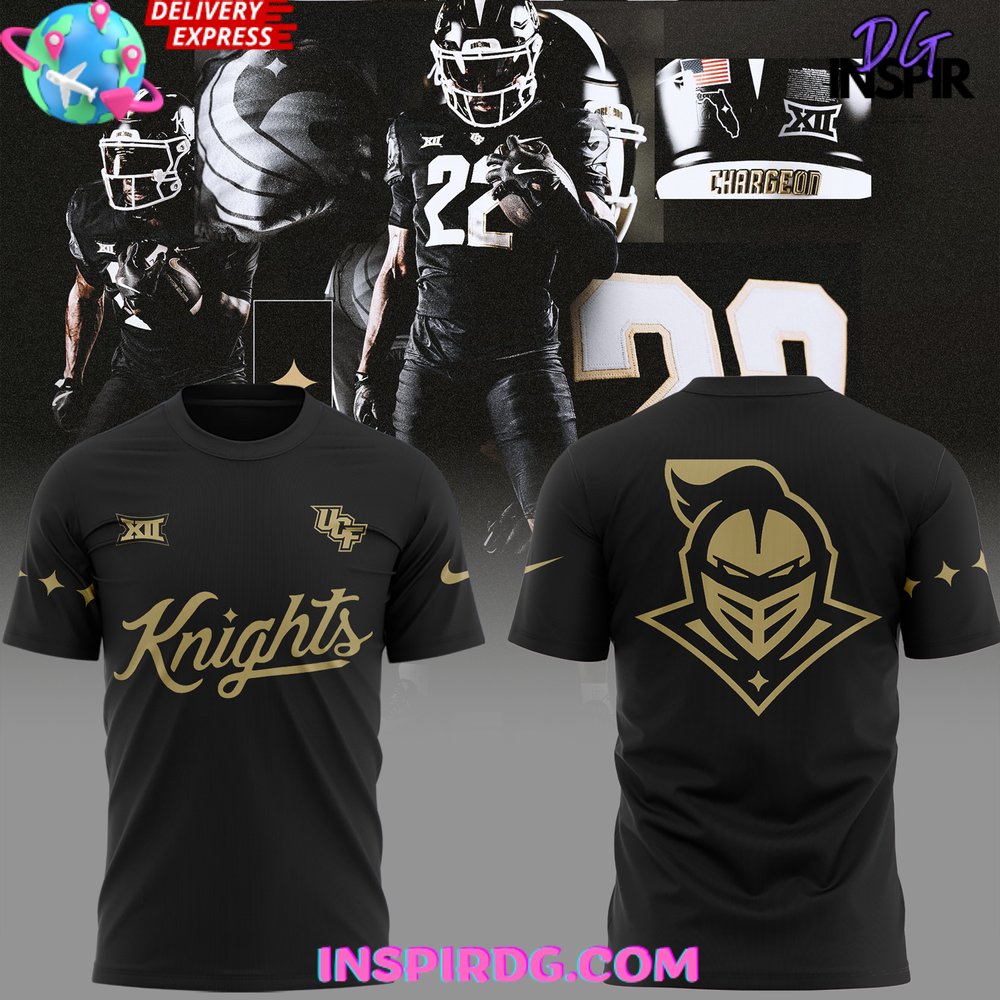 Ucf Knights Football 2024 Black T-Shirt