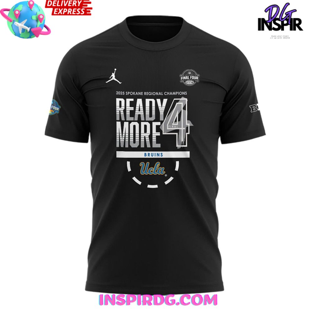 Ucla Bruins 2025 Final Four Regional Champions Locker Room T-Shirt - Image 2