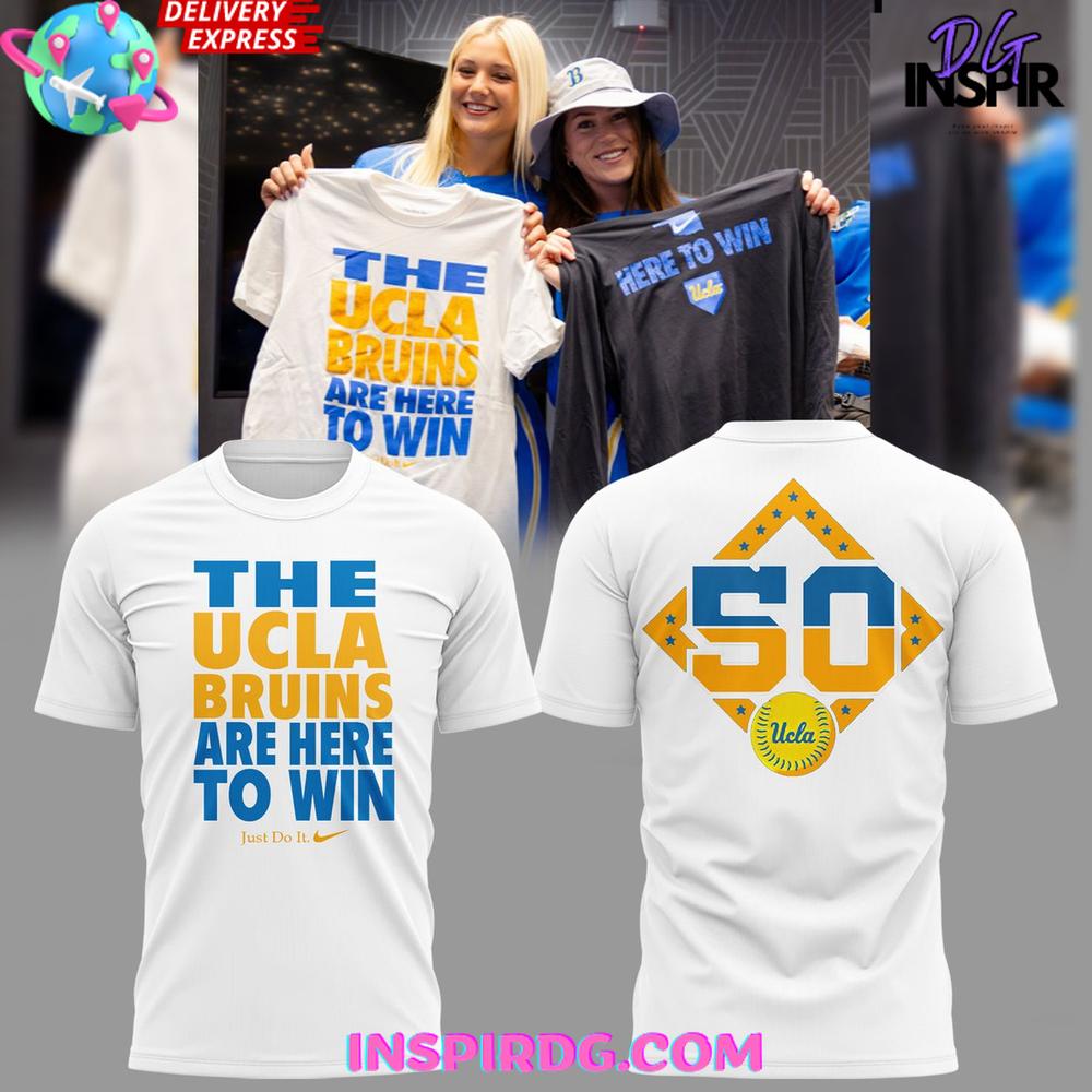 Ucla Bruins 50Th Softball Anniversary 'Here To Win' Nike Shirt Collection
