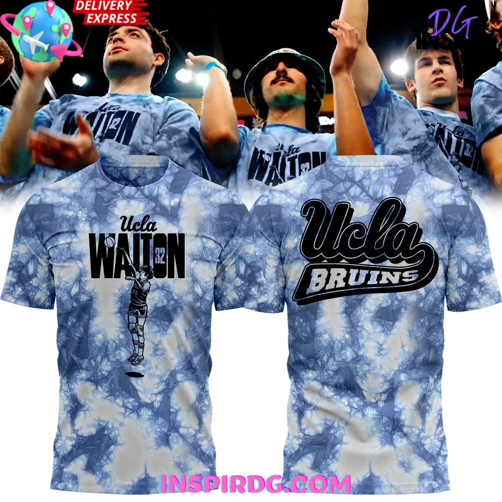 Ucla Men’S Basketball Bill Walton Tie-Dye T-Shirt