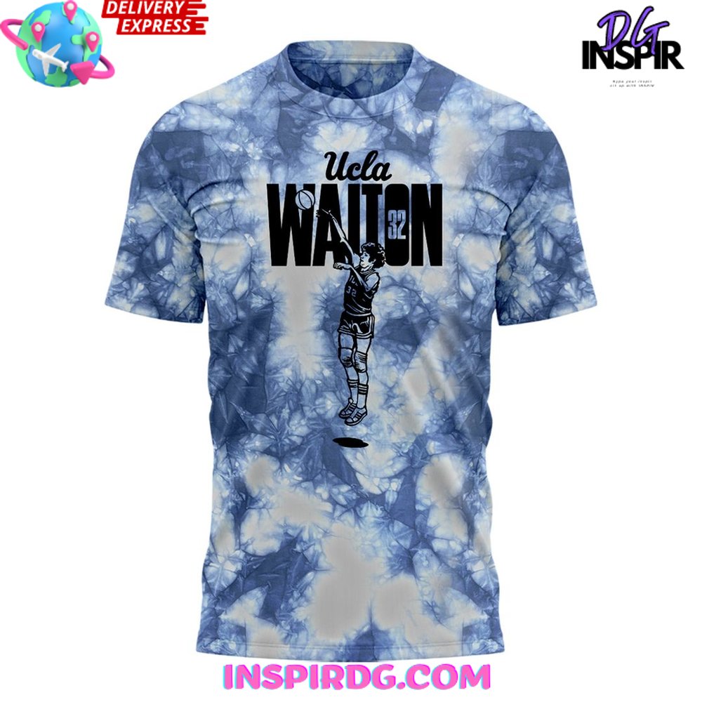 Ucla Men’S Basketball Bill Walton Tie-Dye T-Shirt - Image 2