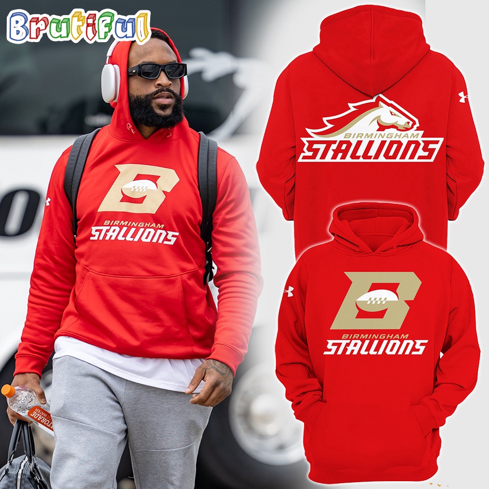 Ufl Birmingham Stallions Football 2024 Hoodie