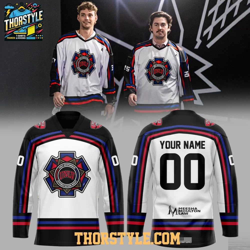 Unlv Skatin' Rebels First Responders Night 2026 Personalized Hockey Jersey