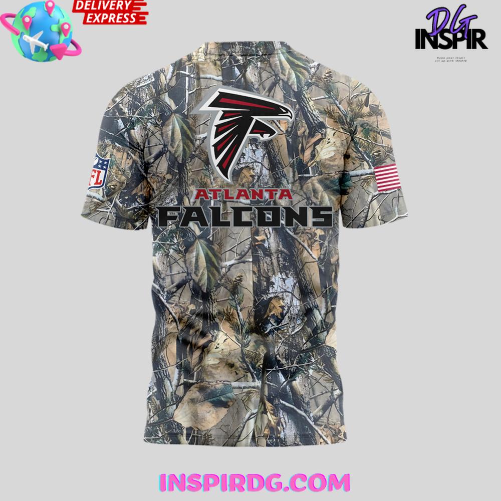 Usa Atlanta Falcons 2025 Limited Edition Camo T-Shirt - Image 3
