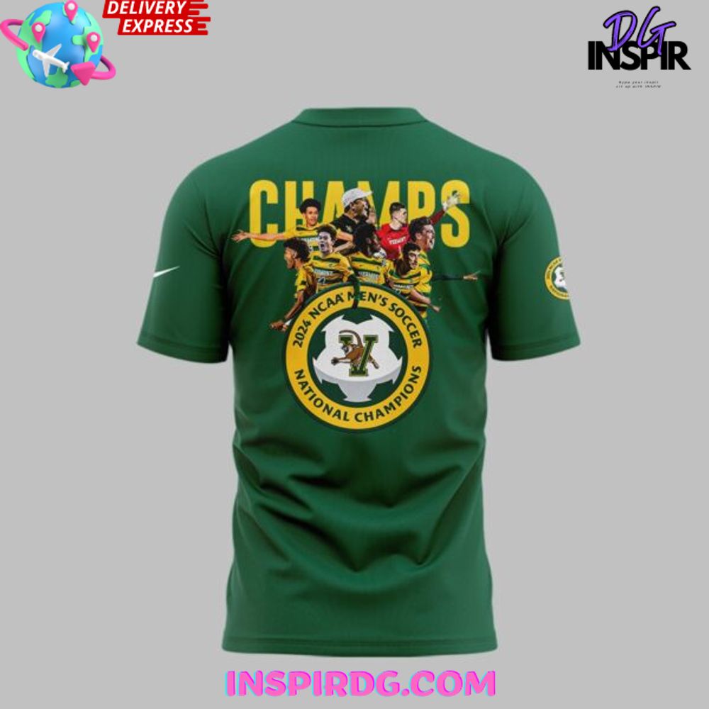 Uvm Men'S Soccer 2024 College Cup National Champions T-Shirt - Image 3