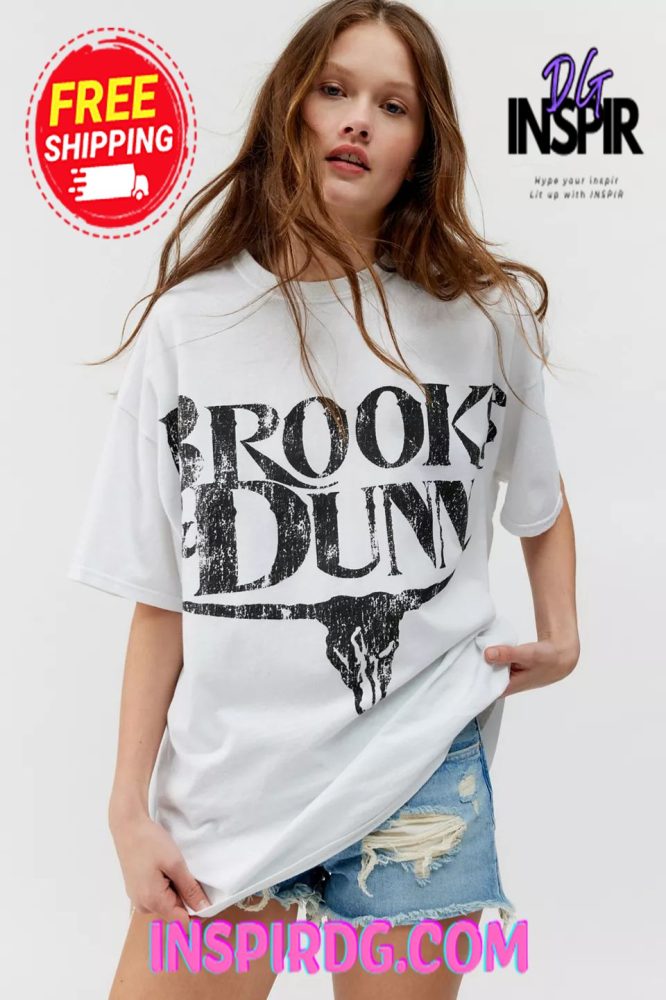 Urban Outfitters Brooks & Dunn Oversized Graphic Tee