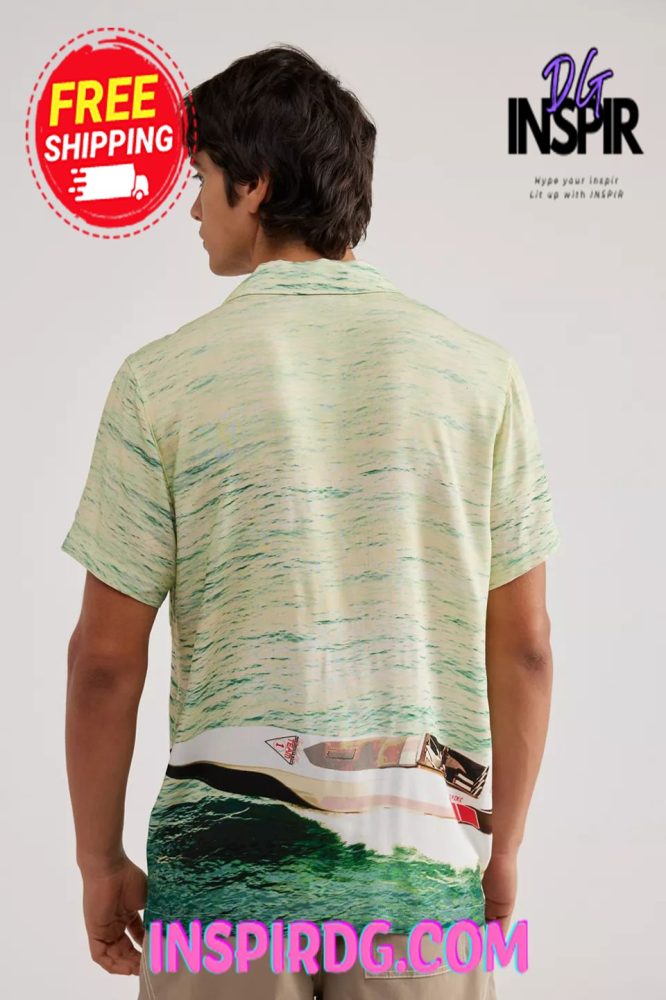Urban Outfitters Coney Island Picnic Factory Team Camp Shirt - Image 3