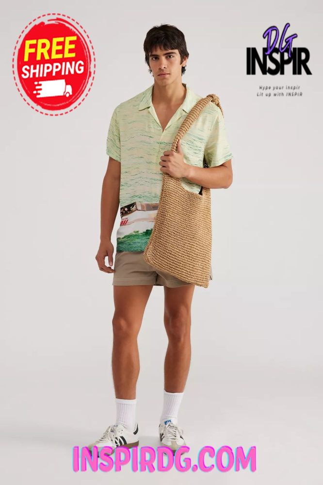 Urban Outfitters Coney Island Picnic Factory Team Camp Shirt - Image 4
